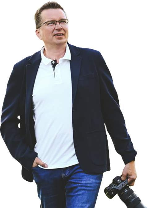 Andrzej Czechowicz przy pracy - fotograf wnętrz Toruń